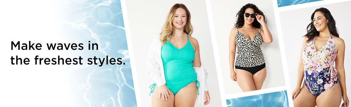 kohls ladies bathing suits